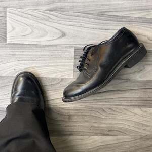 Bates Uniform Footwear Black Leather Oxford Dress Shoes